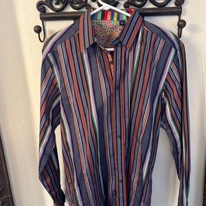 Robert Graham. Men’s striped size L